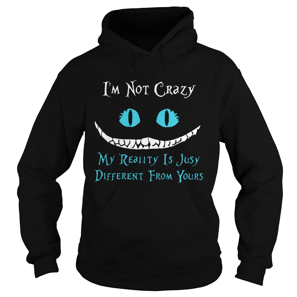 Face Night Fury Im Not Crazy My Reality Is Just Different From Yours  Hoodie