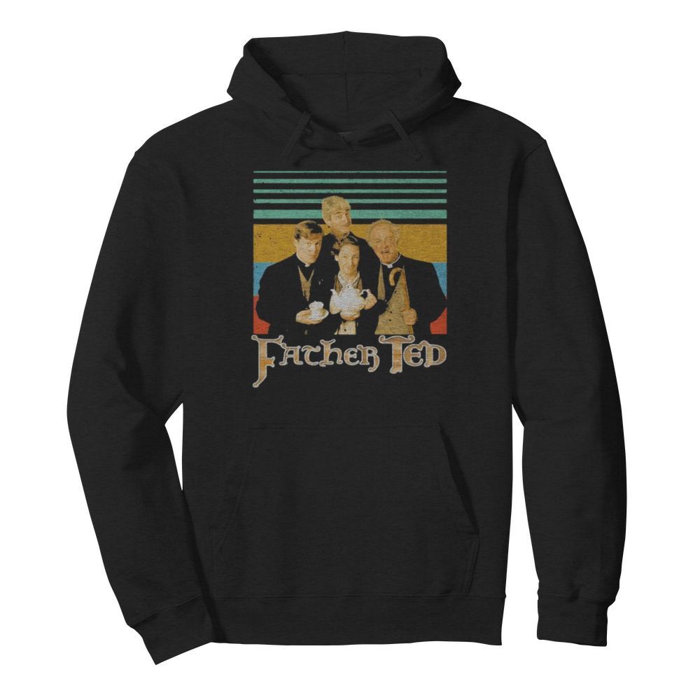 Father ted vintage retro  Unisex Hoodie