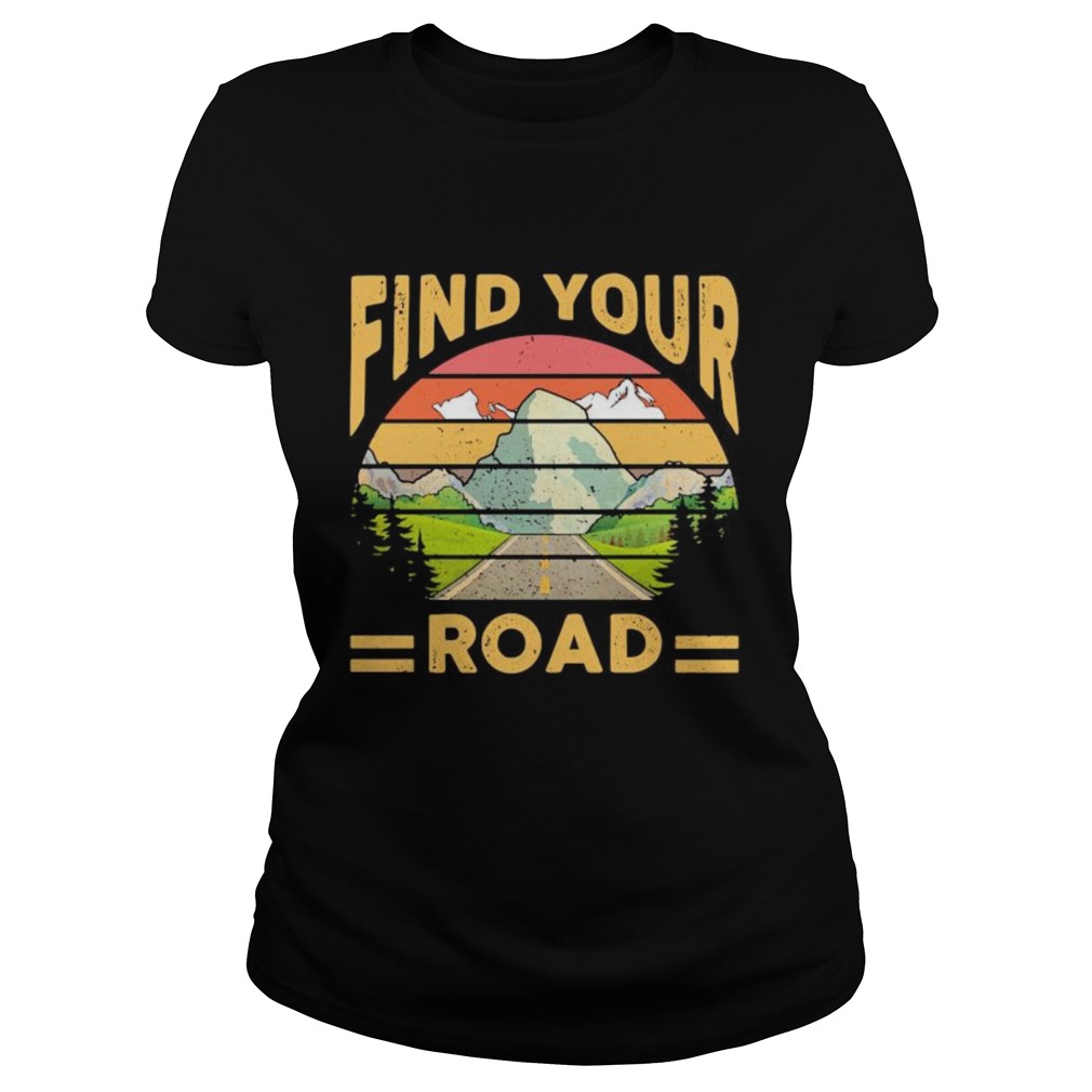 Find Your Road Vintage Retro  Classic Ladies