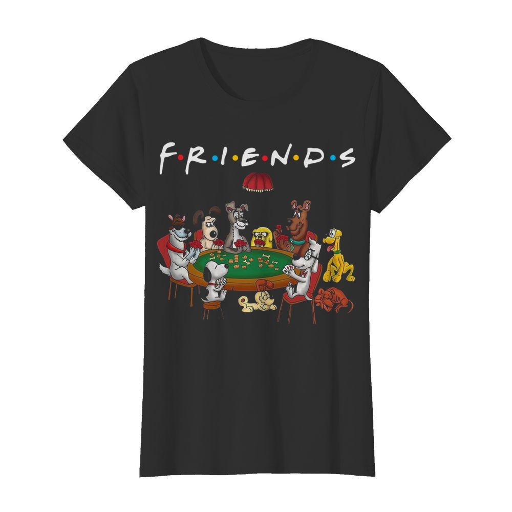 Friends All Dogs Characters  Classic Women's T-shirt