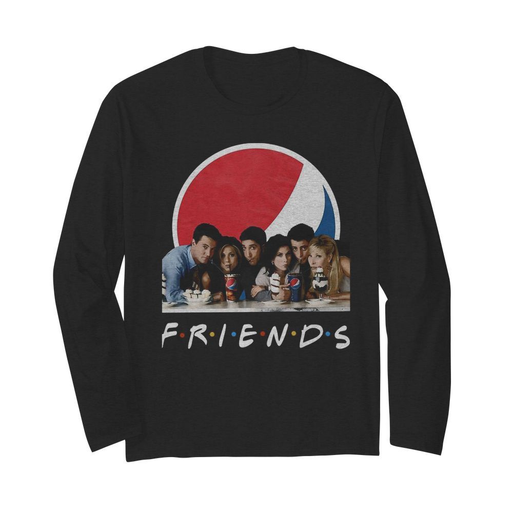 Friends Character Pepsi  Long Sleeved T-shirt 