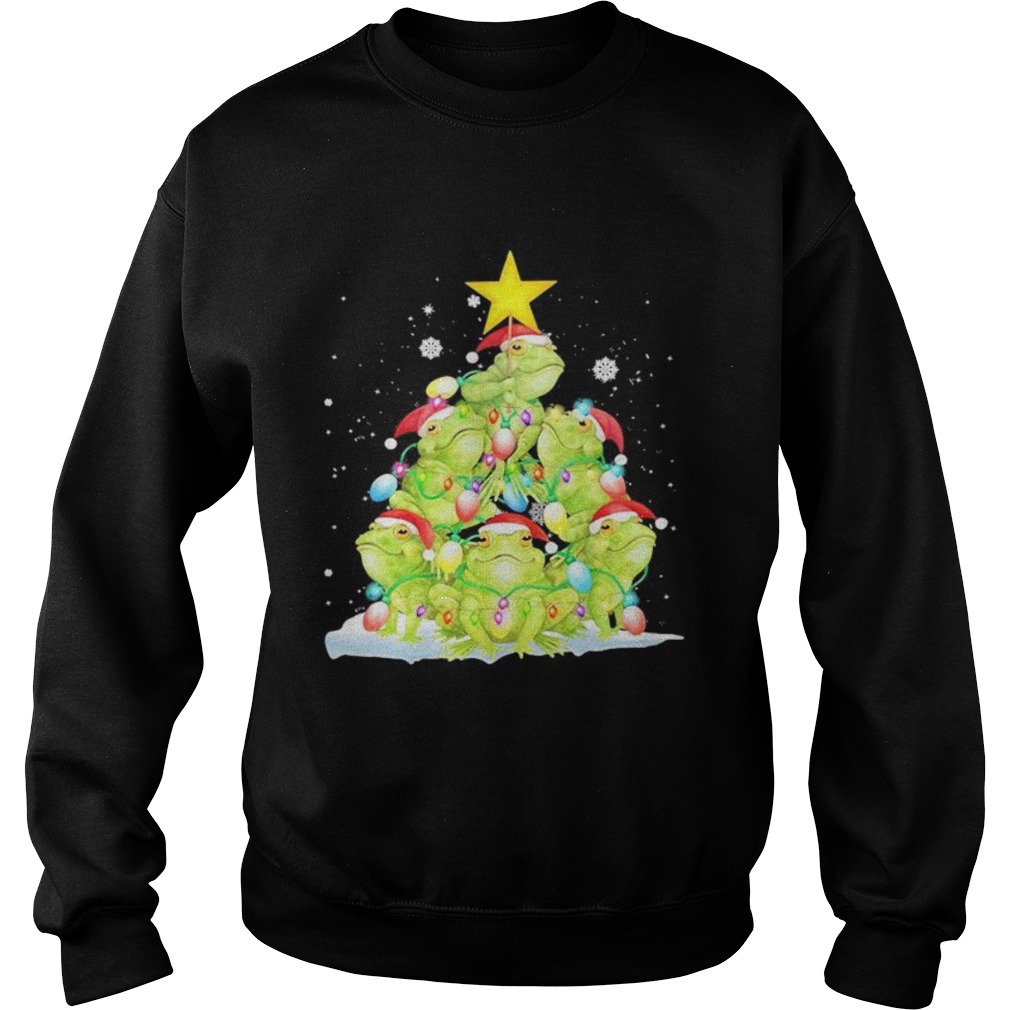 Frog Christmas Pine Tree  Sweatshirt