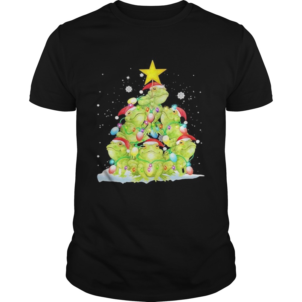 Frog Christmas Pine Tree  Unisex