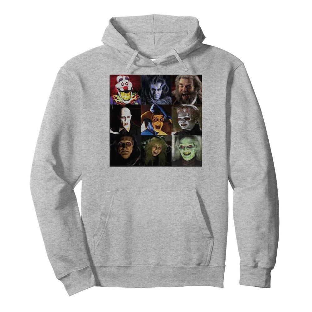 Funny Horror Characters Face Halloween  Unisex Hoodie