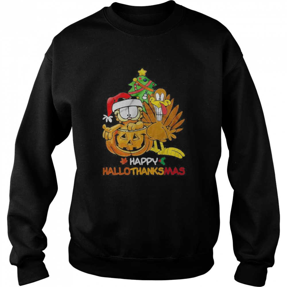 Garfield Happy Hallothanksmas  Unisex Sweatshirt