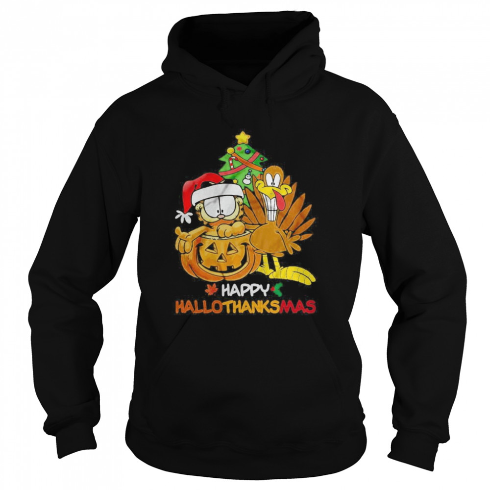 Garfield Happy Hallothanksmas  Unisex Hoodie