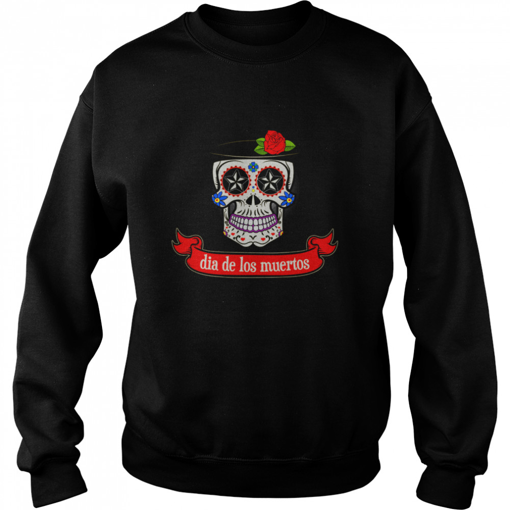 Gentlemen Sugar Skull Dia De Los Muertos Day Dead  Unisex Sweatshirt