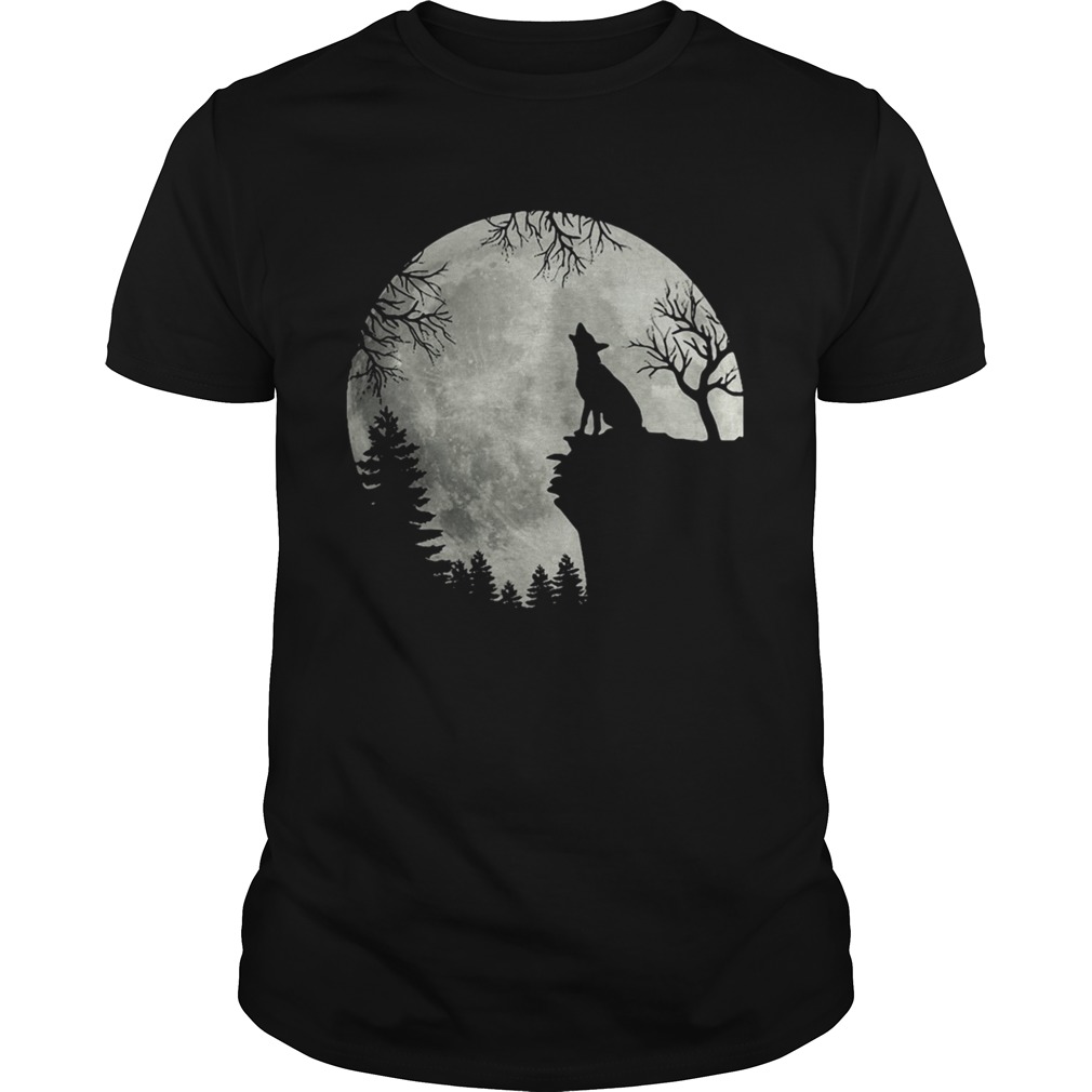 German Shepherd And The Moon shirt