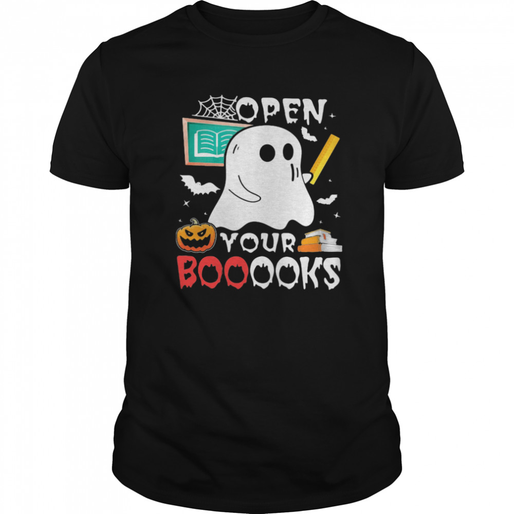 Ghost Open Your Booooks shirt