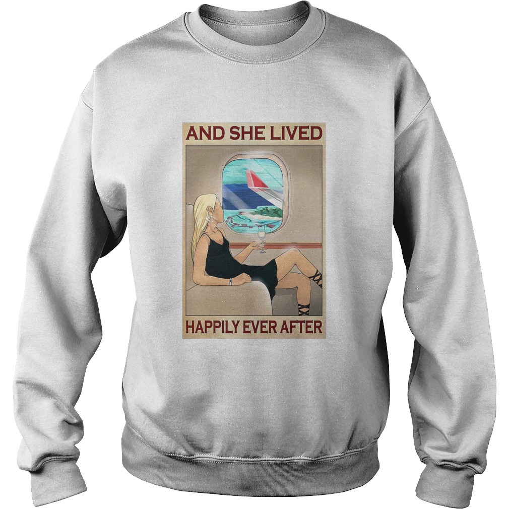 Girl And She Lived Happily Ever After  Sweatshirt