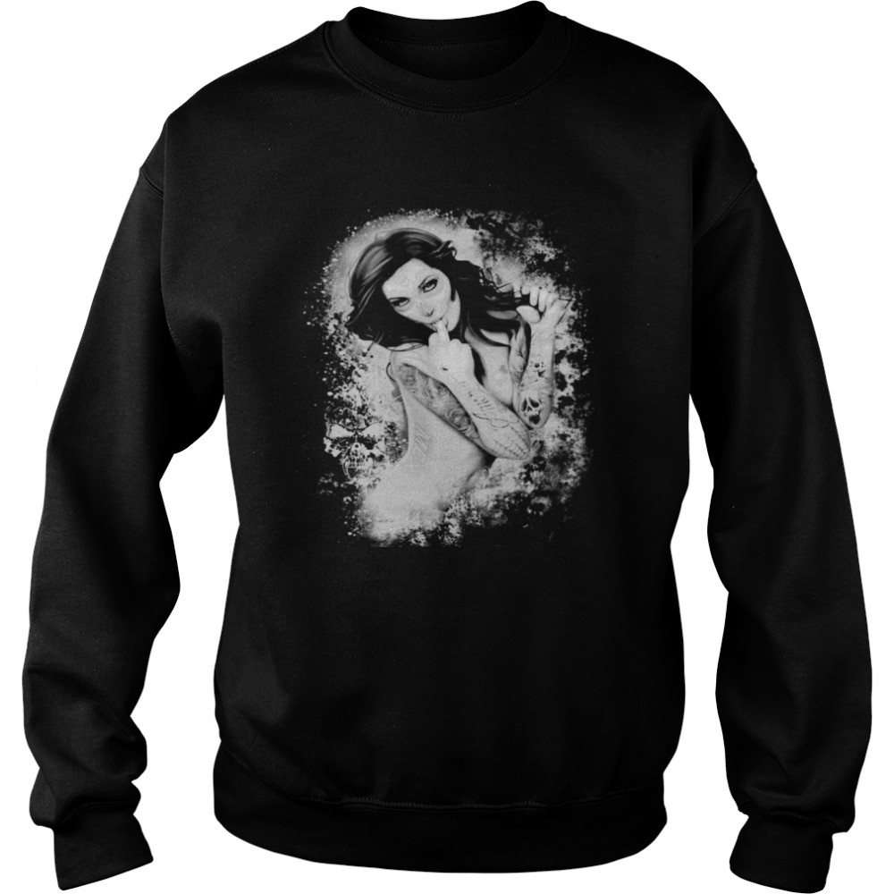 Girl Skull Day Of The Dead  Unisex Sweatshirt