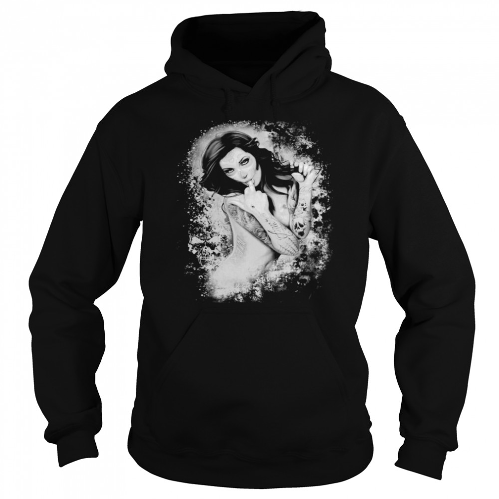 Girl Skull Day Of The Dead  Unisex Hoodie