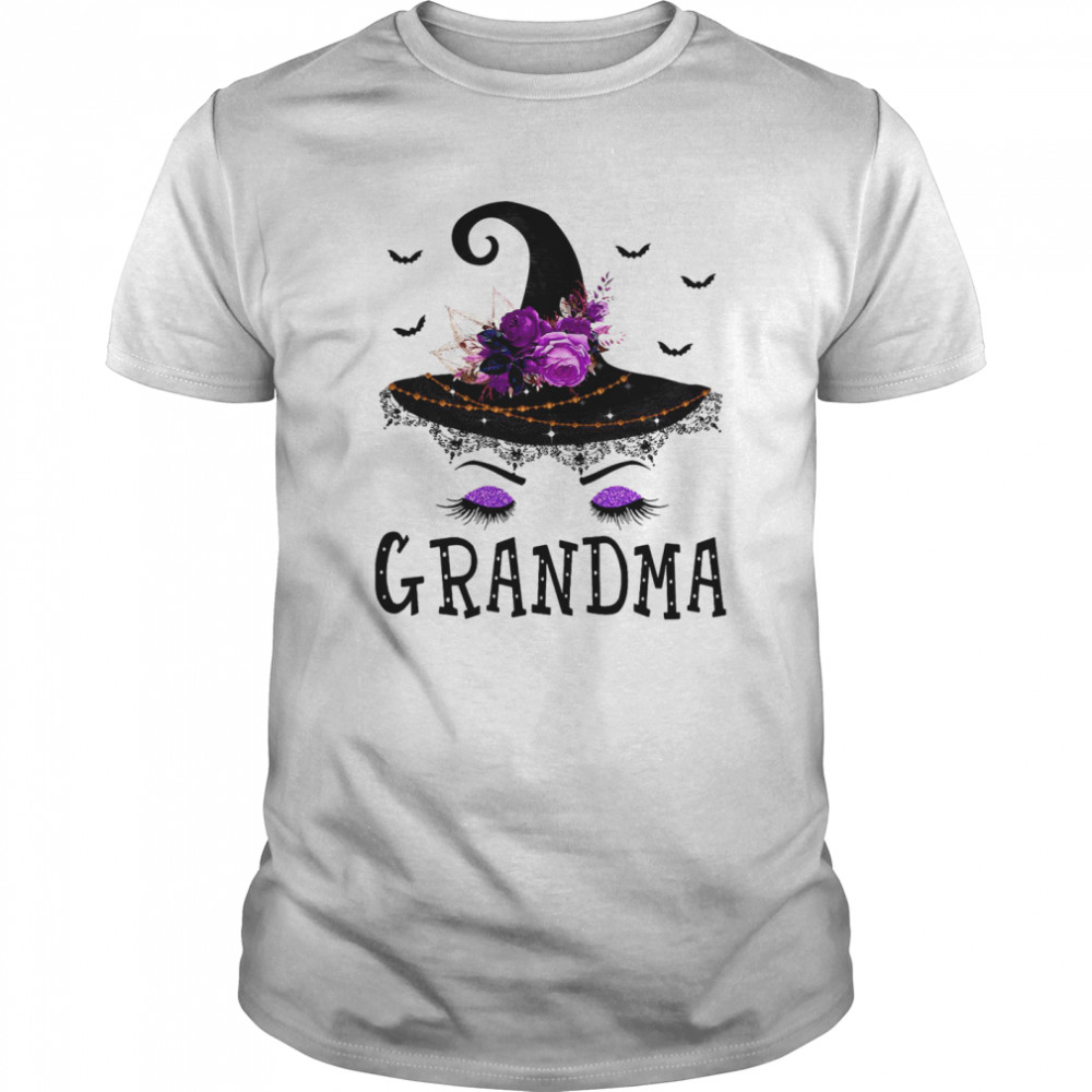 Grandma Witch Hat Halloween shirt