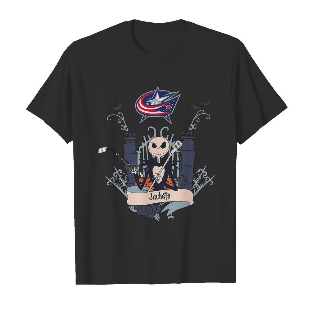 Halloween Jack Skellington Columbus Blue Jackets  Classic Men's T-shirt