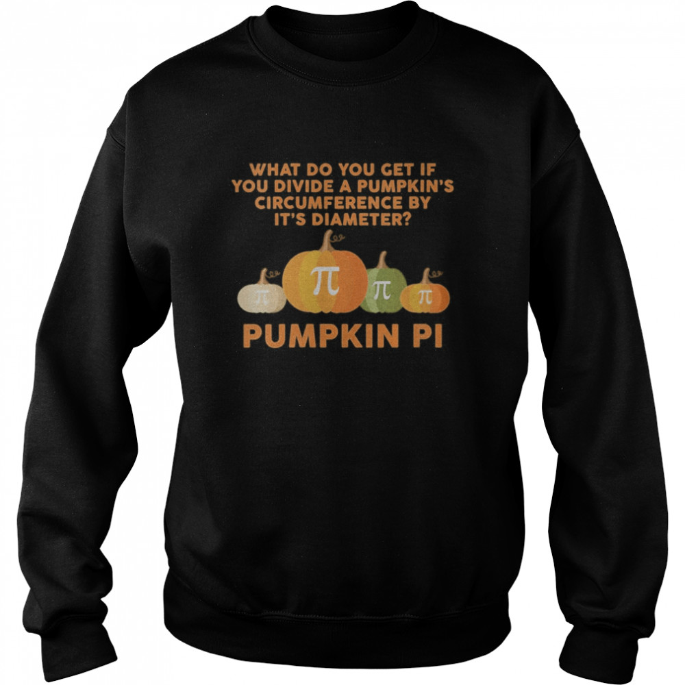 Halloween Pumpkin PI Funny Math Novelty  Unisex Sweatshirt