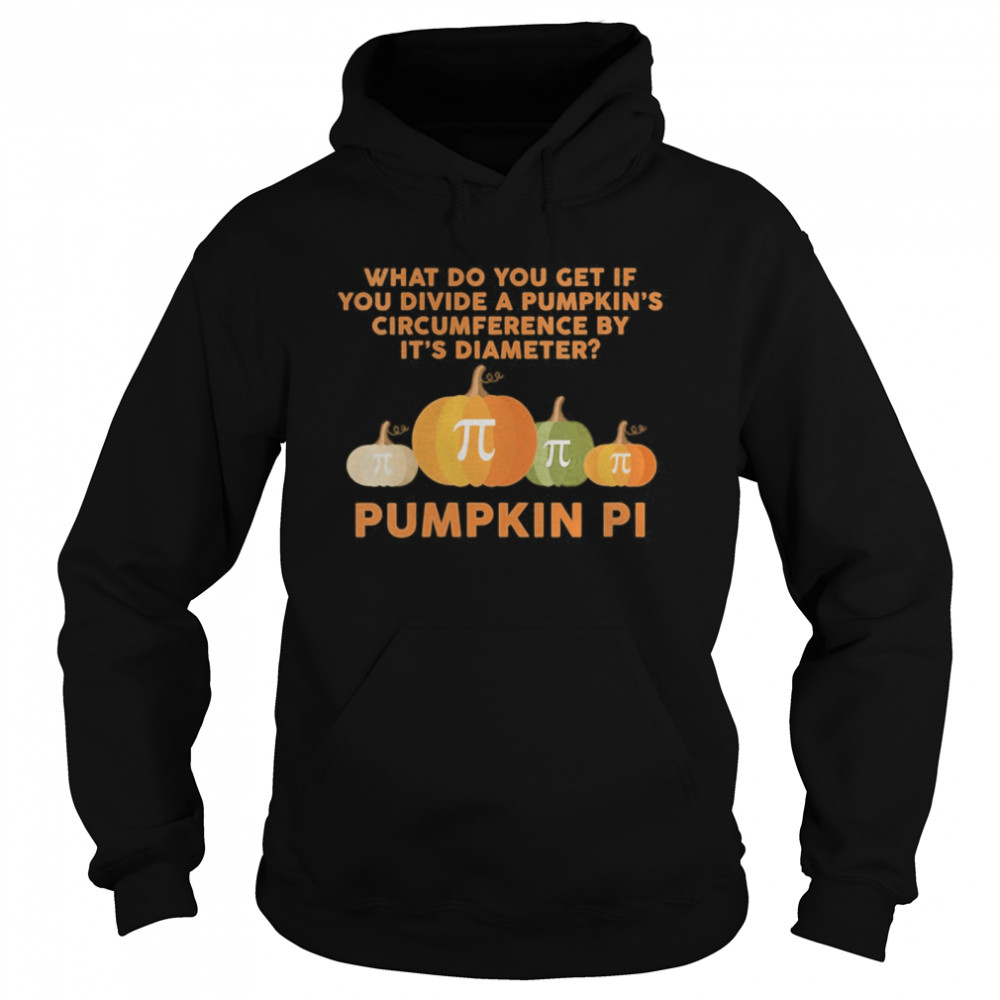 Halloween Pumpkin PI Funny Math Novelty  Unisex Hoodie