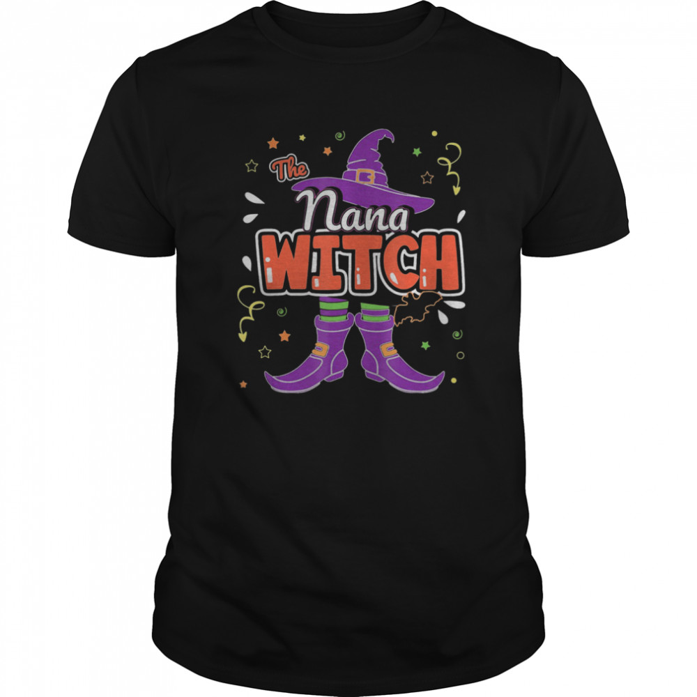 Halloween The Nana Witch Family Matching Funny Group Women  Classic Men's T-shirt