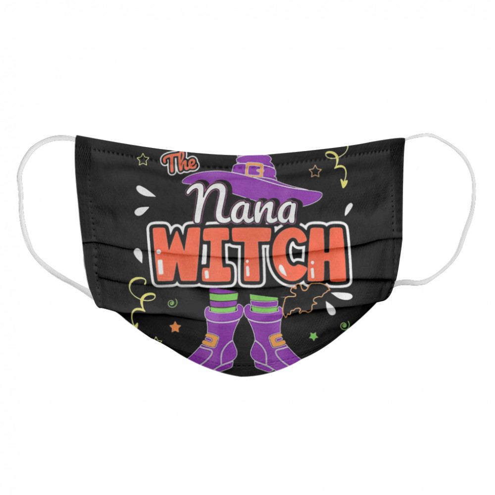 Halloween The Nana Witch Family Matching Funny Group Women  Cloth Face Mask