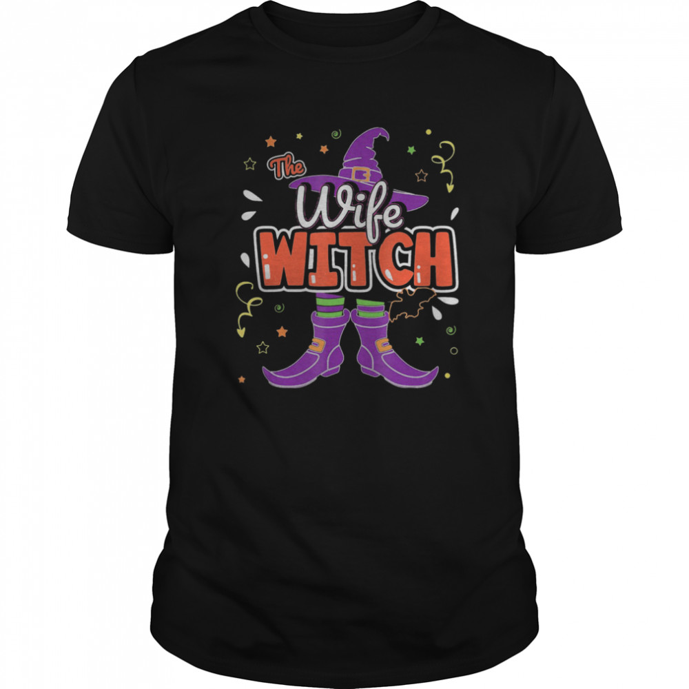 Halloween The Wife Witch Family Matching Funny Group Women shirt