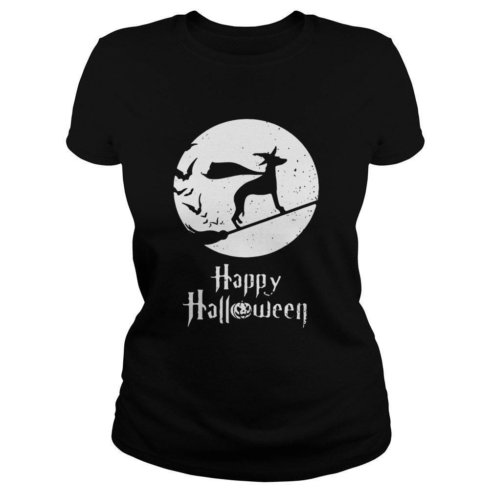 Halloween Witch Whippet Dog Lover  Classic Ladies