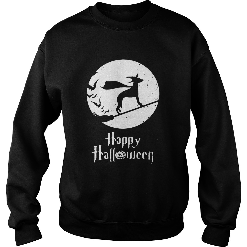 Halloween Witch Whippet Dog Lover  Sweatshirt