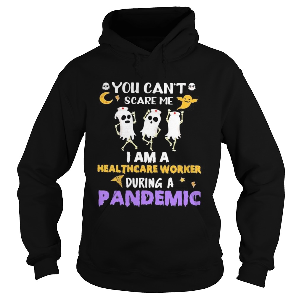 Halloween boo you cant scare me i am a healthcare worker during a pandemic  Hoodie