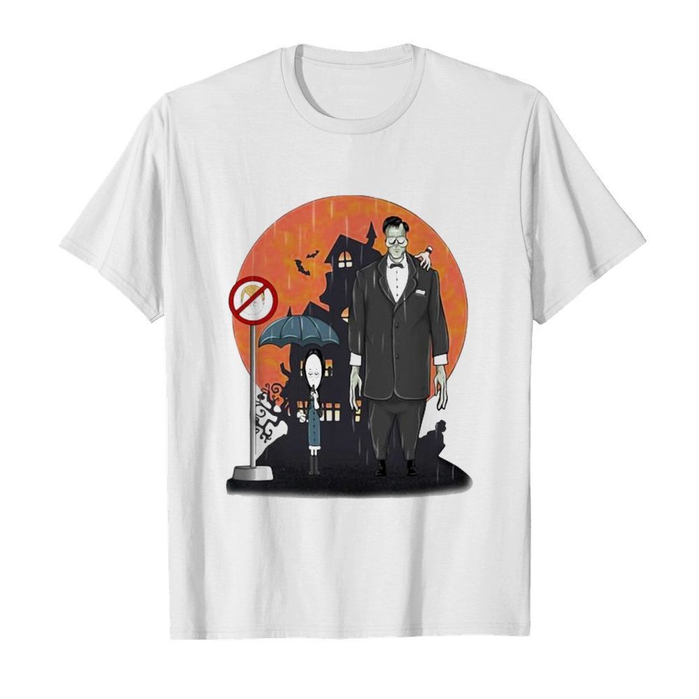 Halloween coffee is my poison wednesday addams sunset shirt