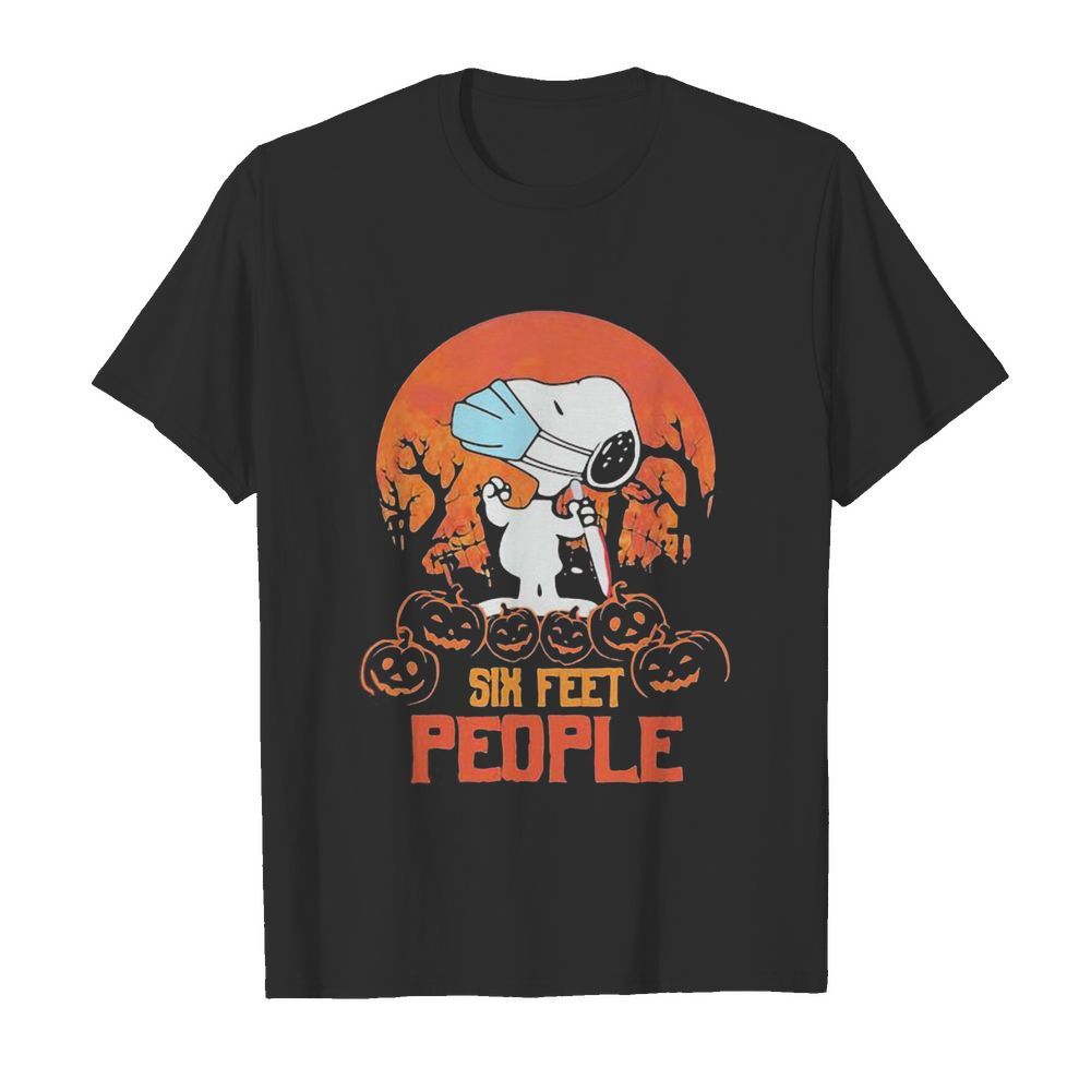 Halloween dog mask six feet people moon pumpkins s Tank topHalloween dog mask six feet people moon pumpkins shirt