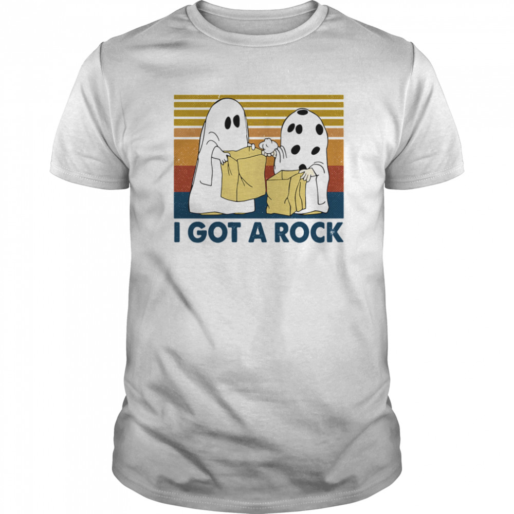 Halloween ghost i got a rock vintage retro shirt