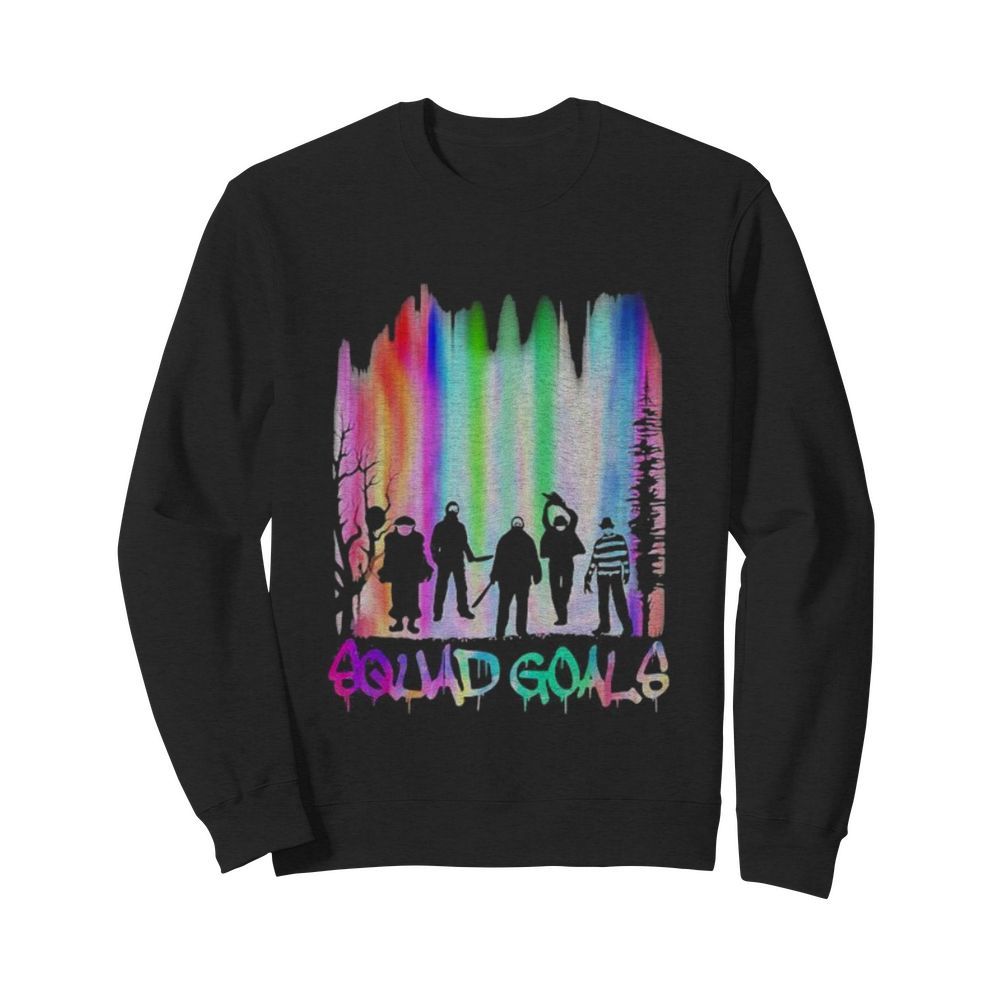 Halloween horror characters squad goals mountain  Unisex Sweatshirt