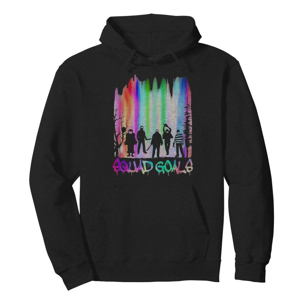 Halloween horror characters squad goals mountain  Unisex Hoodie