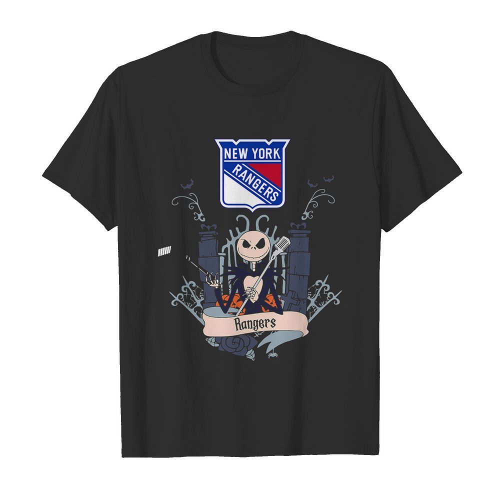 Halloween jack skellington new york rangers shirt