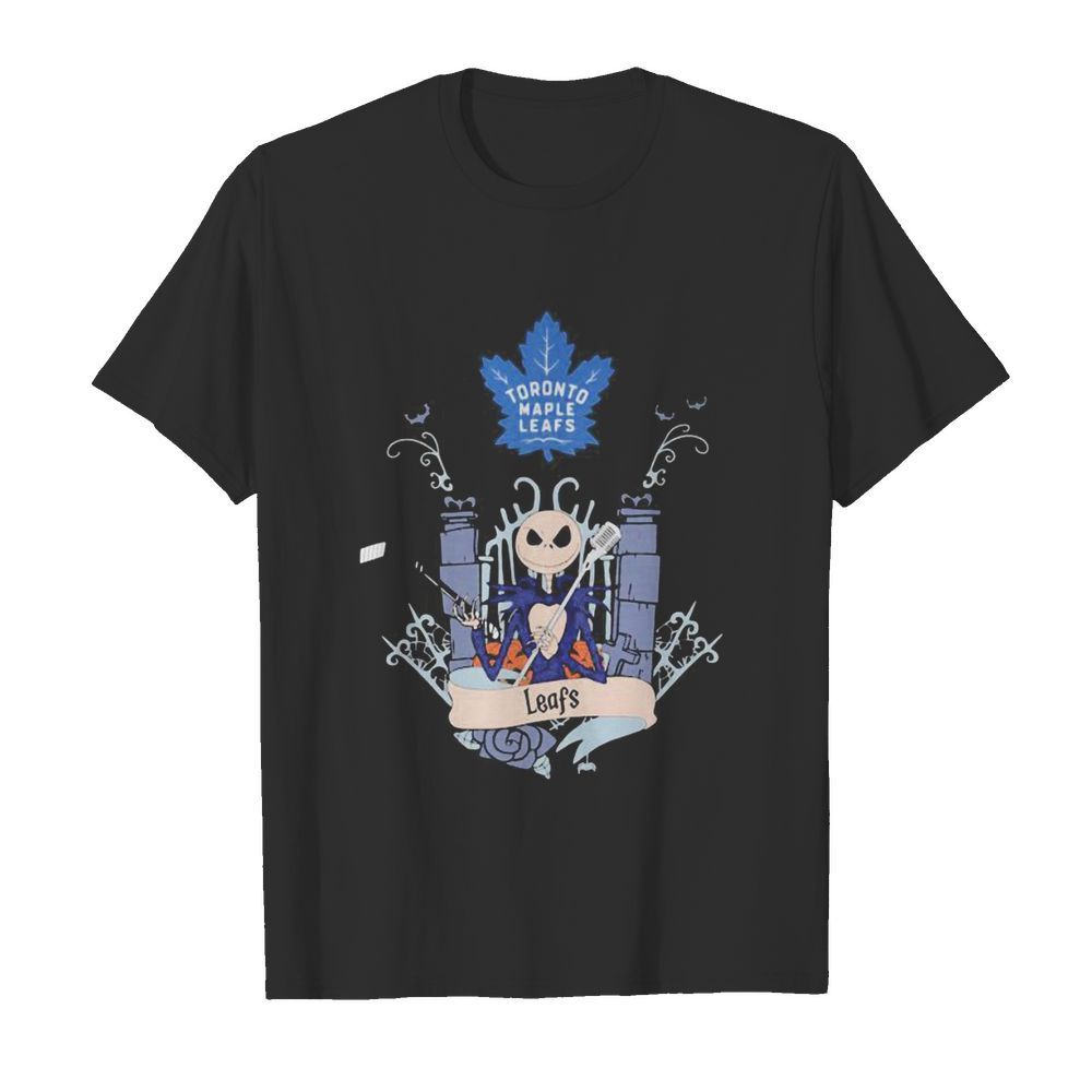 Halloween jack skellington toronto maple leafs shirt