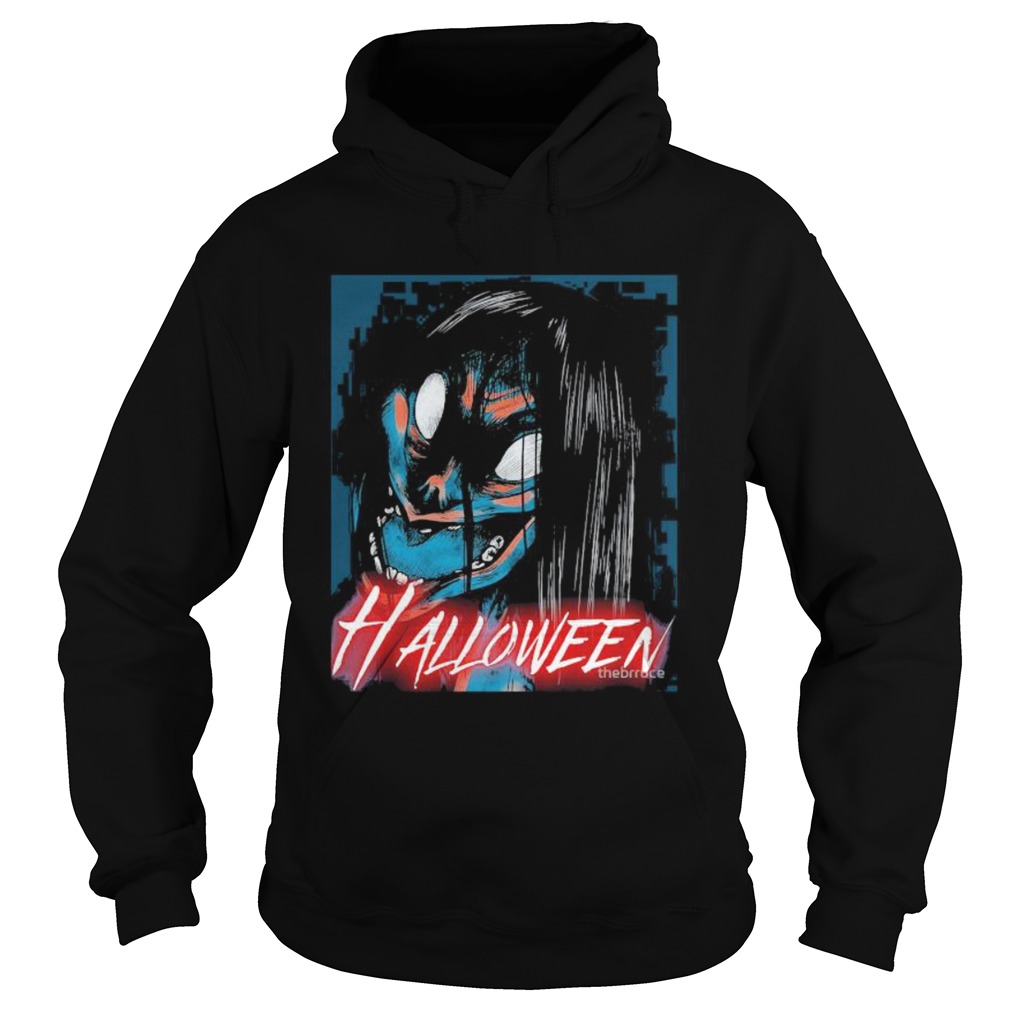 Halloween japan horror characters cartoon  Hoodie