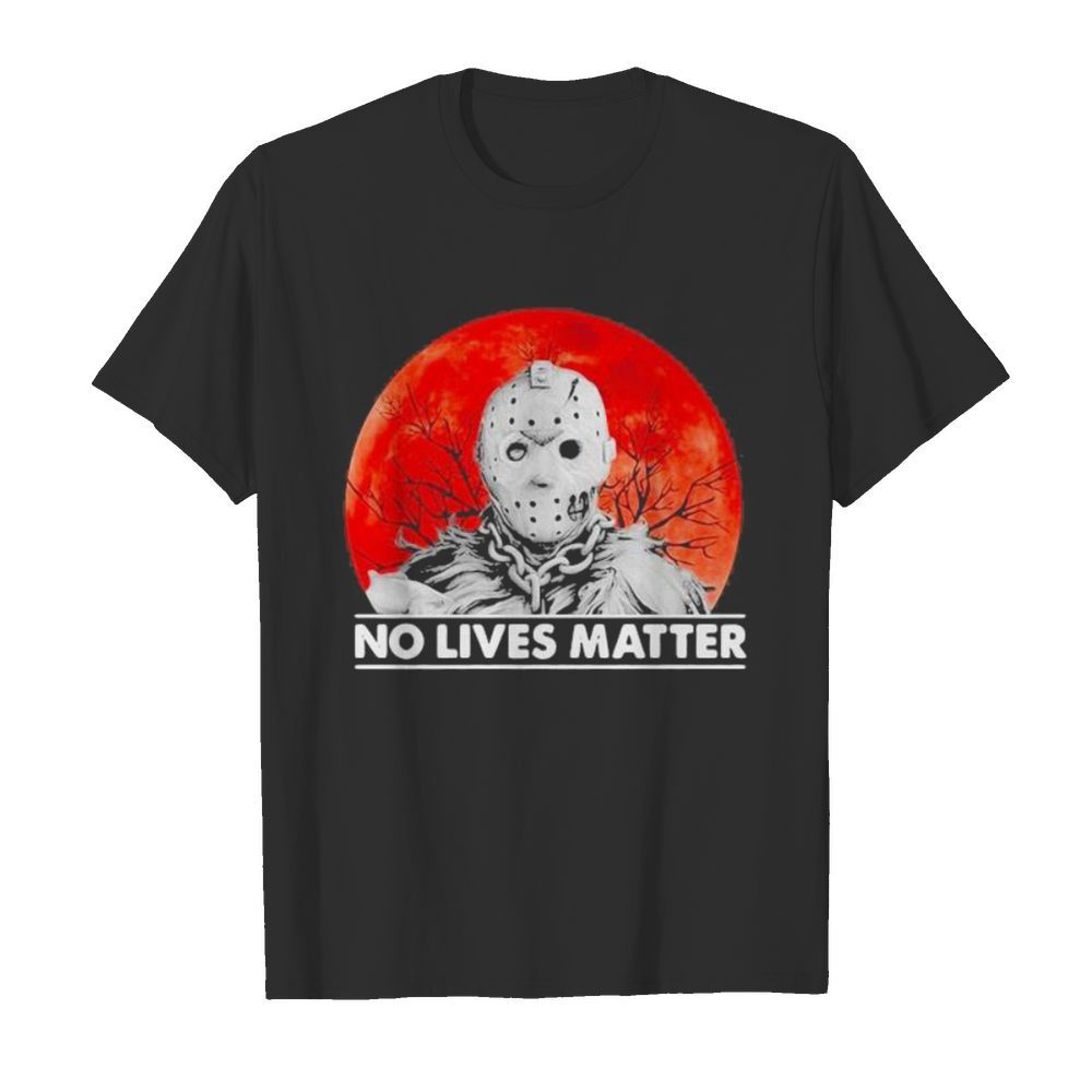 Halloween jason voorhees no lives matter sunset shirt