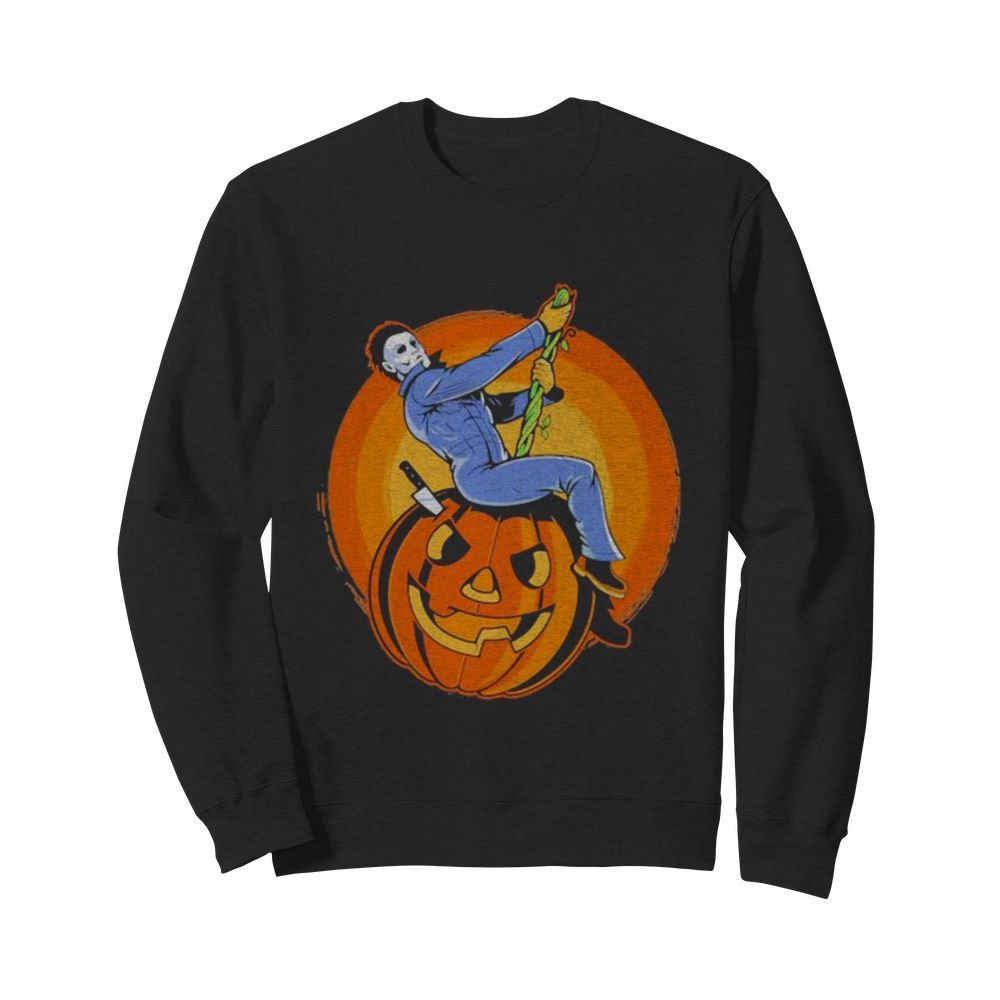 Halloween michael myers pumpkins  Unisex Sweatshirt