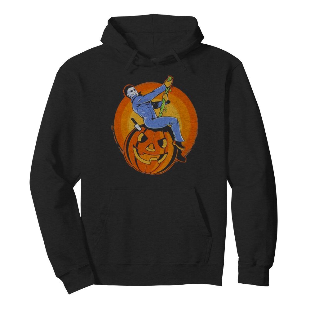 Halloween michael myers pumpkins  Unisex Hoodie