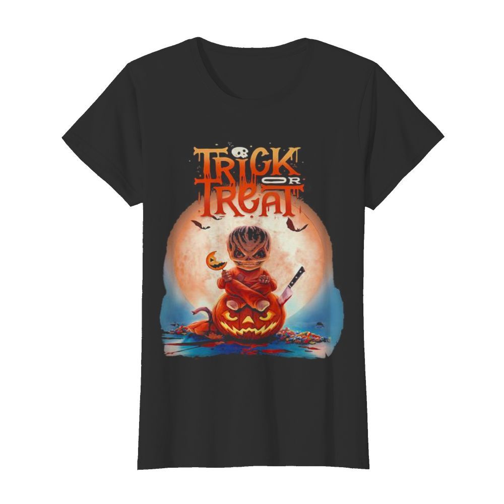 Halloween satan trick or treat  Classic Women's T-shirt