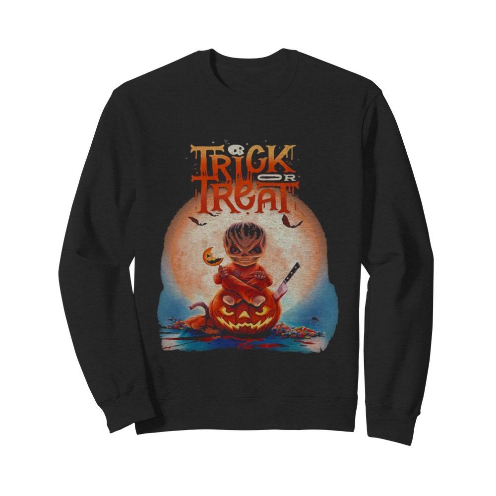 Halloween satan trick or treat  Unisex Sweatshirt