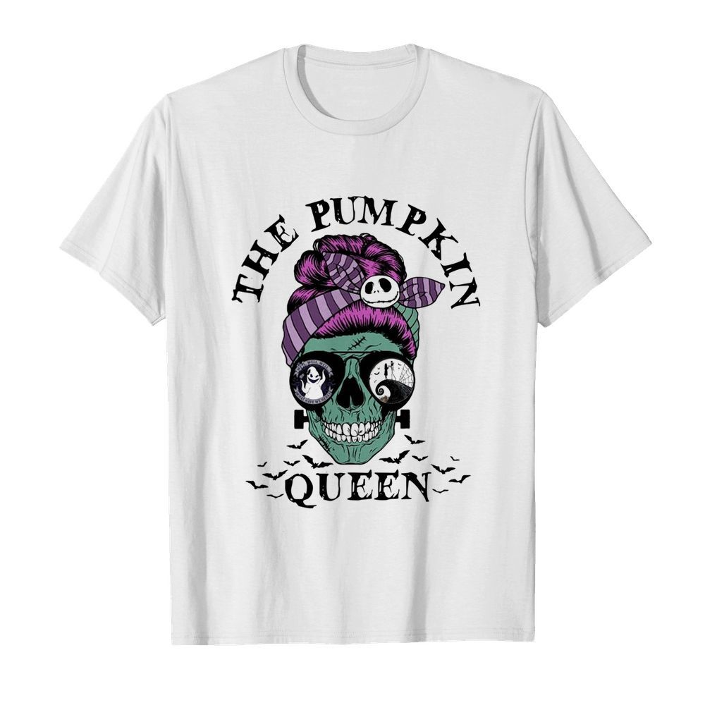 Halloween skull the pumpkin queen shirt