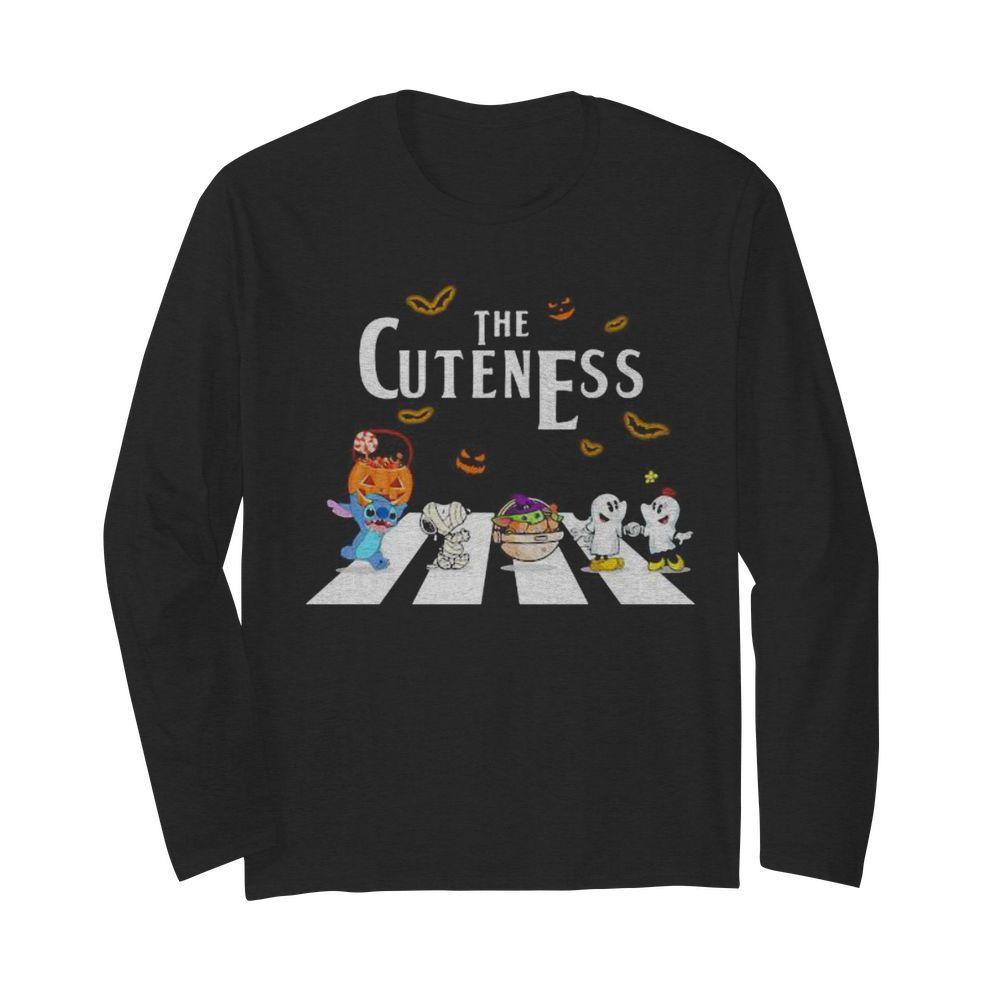 Halloween the cuteness crossing the line  Long Sleeved T-shirt 