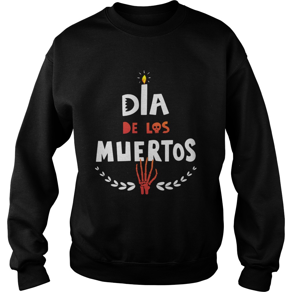 Hand Dia De Los Muertos Day Of Dead  Sweatshirt