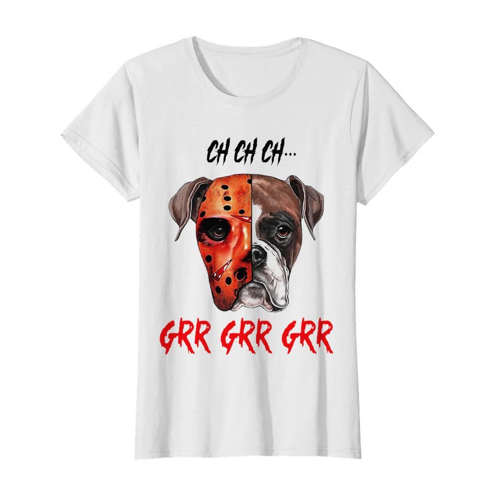 Happy Halloween Dog Ch Ch Ch Grr Grr Grr  Classic Women's T-shirt