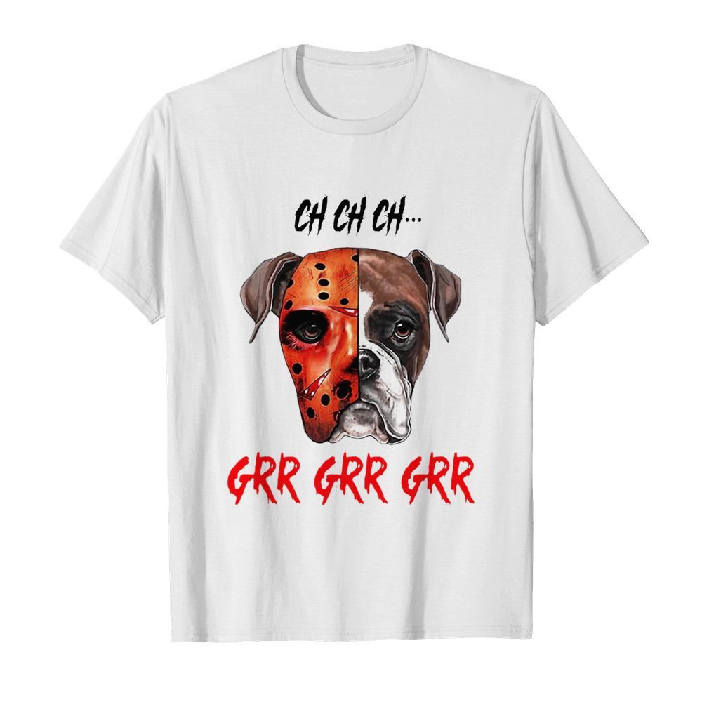 Happy Halloween Dog Ch Ch Ch Grr Grr Grr  Classic Men's T-shirt