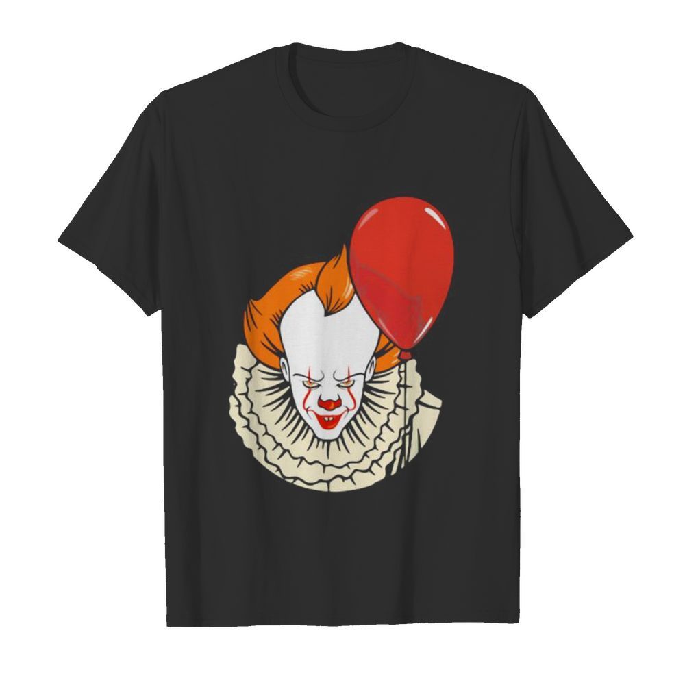 Happy halloween pennywise holding balloon shirt