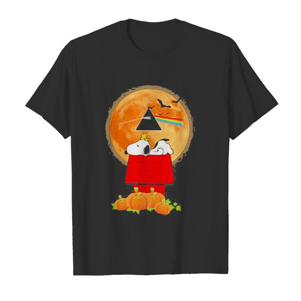 Happy halloween snoopy pumpkins pink floyd band shirt