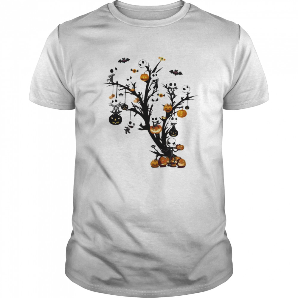 Happy halloween tree jack skellington witch  Classic Men's T-shirt