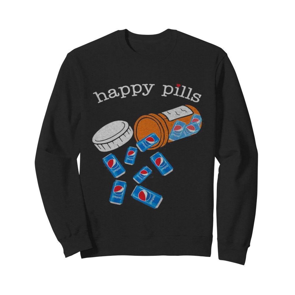 Happy pills pepsi logo  Unisex Sweatshirt