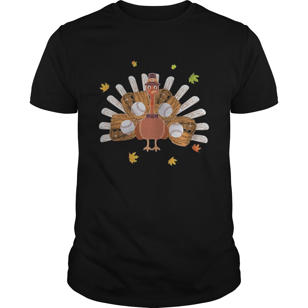 Happy thanksgiving turkey baseball shirt