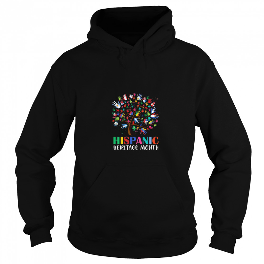 Hispanic Heritage Month Proud Hispanic Latino Americans  Unisex Hoodie